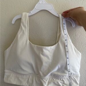 White Sports Bra, Medium